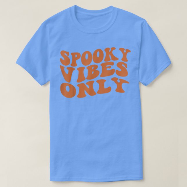 Spooky Vibes Only Women's Halloween Theme Retro Gr T-Shirt (Design Front)