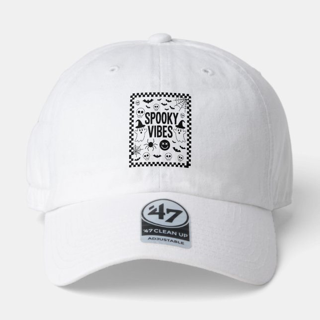 Spooky Vibes Retro Halloween 47 Brand Hat (Front)