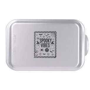 Spooky Vibes Retro Halloween Cake Pan