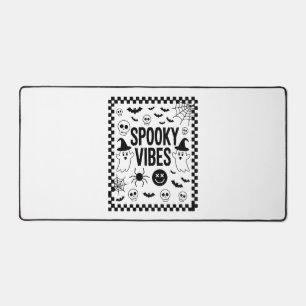 Spooky Vibes Retro Halloween Desk Mat