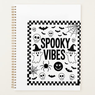 Spooky Vibes Retro Halloween Planner