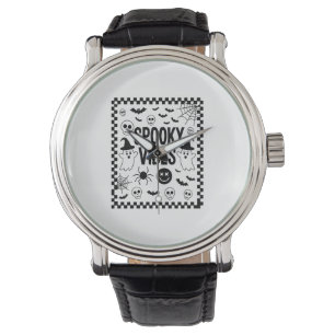 Spooky Vibes Retro Halloween Watch