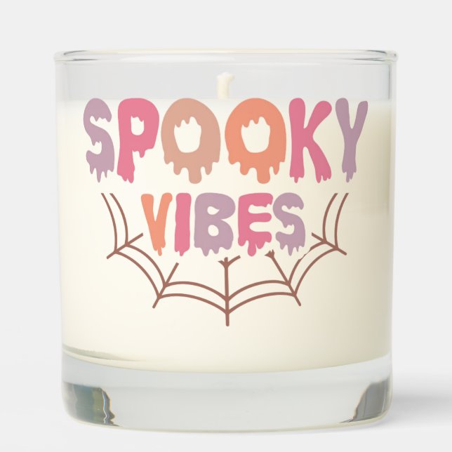 Spooky Vibes Scented Candle (Front)