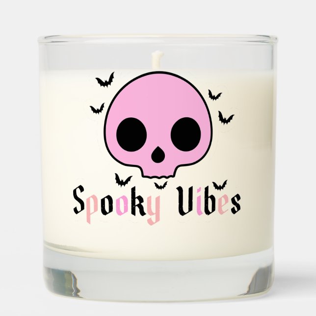Spooky Vibes Scented Candle (Front)