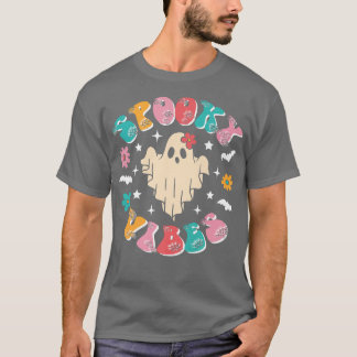 Spooky Vibes Shirt Funny Halloween Ghost Spooky Se