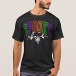 Spooky Vibes Spider Web Happy Halloween T-Shirt