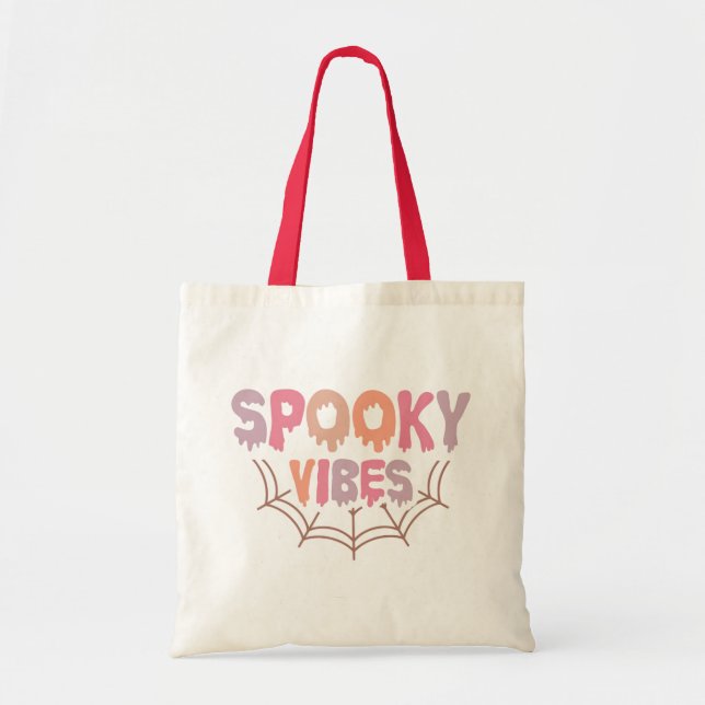 Spooky Vibes Tote Bag (Front)