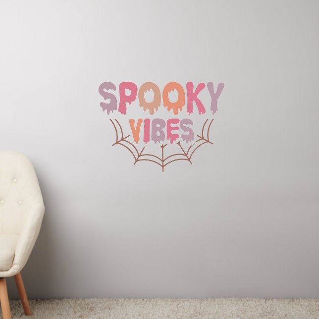 Spooky Vibes Wall Decal (Living Room 2)
