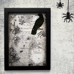 Spooky Vintage Halloween Spider & Raven Ephemera Tissue Paper<br><div class="desc">Spooky collection of vintage engraved Halloween ephemera featuring classic urn,  spiders,  webs in floral borders,  cats,  antique script,  creepy scene from book of Victorian haunted house tales,  brooding black raven and ornate engraved scrollwork on grungy distressed sepia background. Suitable for Halloween decoupage and crafting projects.</div>