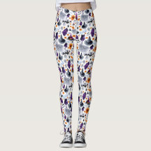 Spooky Watercolor Halloween Pattern