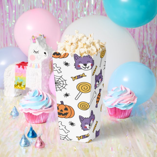 Spooky Werewolf Halloween Vibes Favor Boxes (Party)