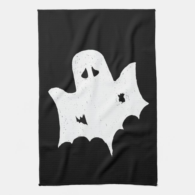 Spooky White Ghost - Halloween