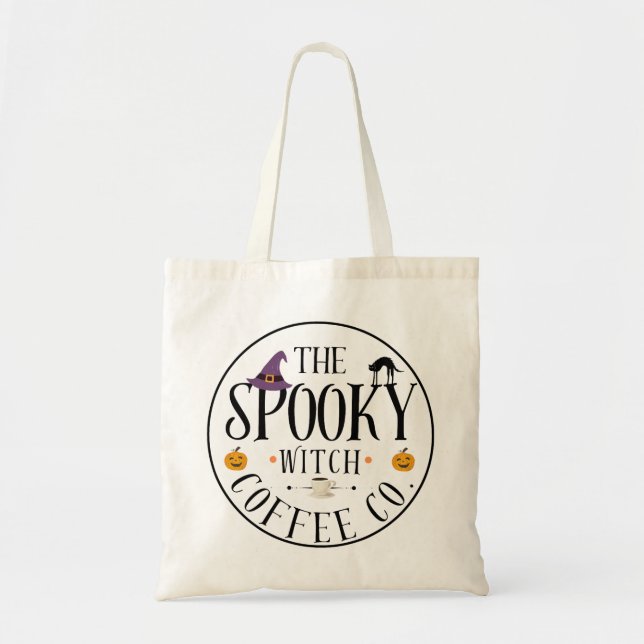 Spooky Witch Coffee Co, Tote Bag (Front)