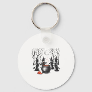 Spooky Witch Halloween Anti Trump Feminist Women R Keychain