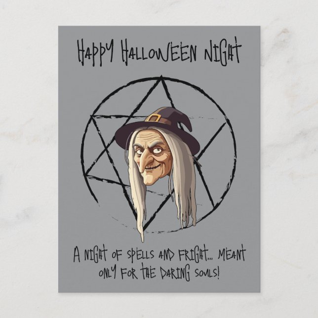 🧙‍♀️ Spooky Witch Halloween Invite 🎃👻 (Front)