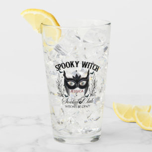 Spooky Witch Halloween Party 30Th Birthday Glass