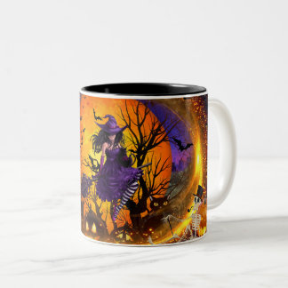Spooky witch mug