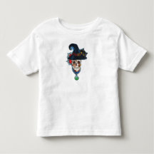 Spooky Witch Skull with Black Cat & Potion Toddler