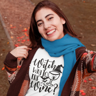 Spooky Witch Wine Shirt Halloween Costume Tee