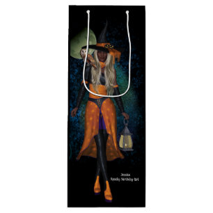 Spooky Witchy 30Th Birthday Halloween Wine Gift Bag