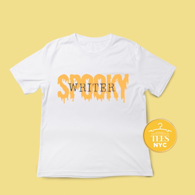 Spooky Writer Author Halloween T-shirt  (Creator Uploaded)