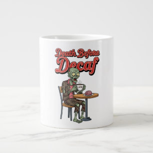 Spooky Zombie Coffee Lover Halloween Giant Coffee Mug