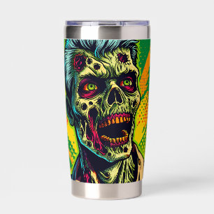 Spooky Zombie Halloween Party Insulated Tumbler