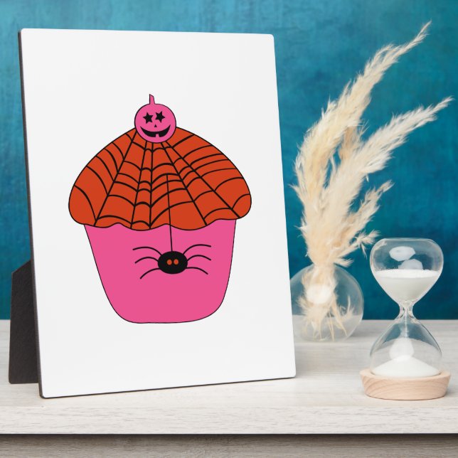 Spookylicious Halloween Cupcake Plaque (Side)