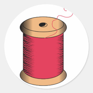 Spool of Thread Classic Round Sticker