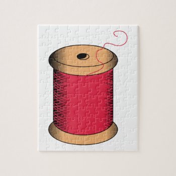 Spool Of Thread Jigsaw Puzzle by Grandslam_Designs at Zazzle