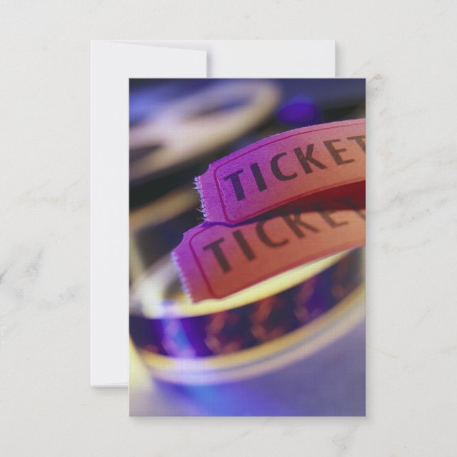 Spool of Tickets Invitation (Front)