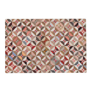 Spool quilt placemat