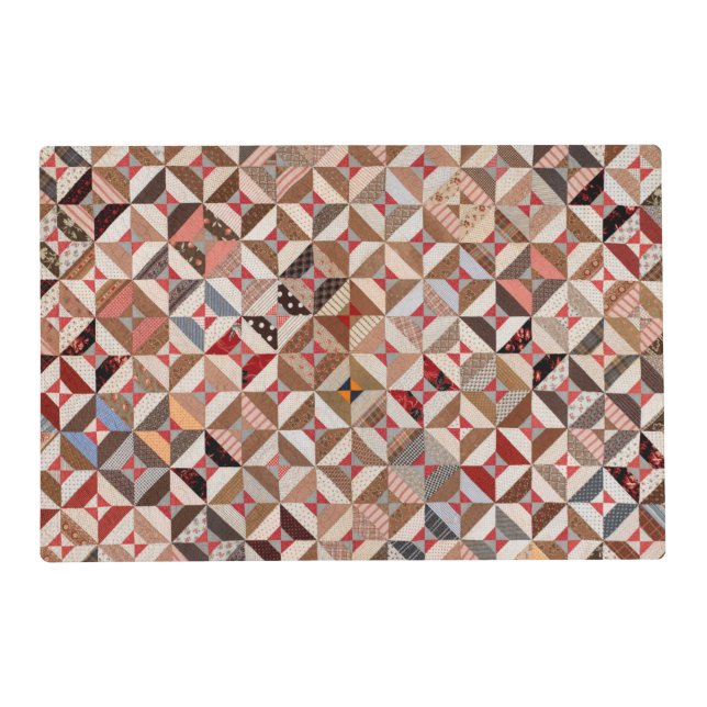 Spool quilt placemat (Front)