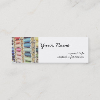 Spools of thread mini business card