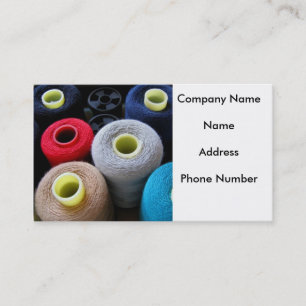 Spools of Yarn Business Card