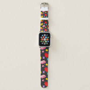 Spools Sewing Threads Pins Blankets Seamstress Apple Watch Band