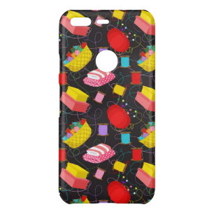 Spools Sewing Threads Pins Blankets Seamstress Uncommon Google Pixel Case