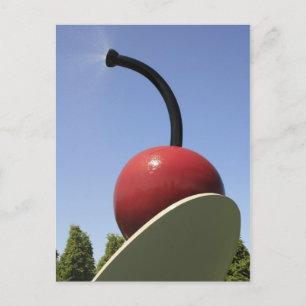 Spoon and Cherry Spraying Postcard