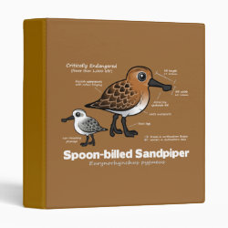 Spoon-billed Statistics Avery Signature Binder 8.5x11