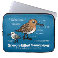 Spoon-billed Statistics Neoprene Laptop Sleeve 13 inch