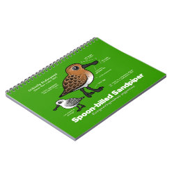 Spoon-billed Statistics Photo Notebook (6.5