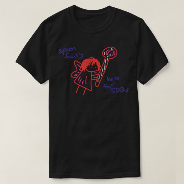 Spoon Fairy  T-Shirt (Design Front)