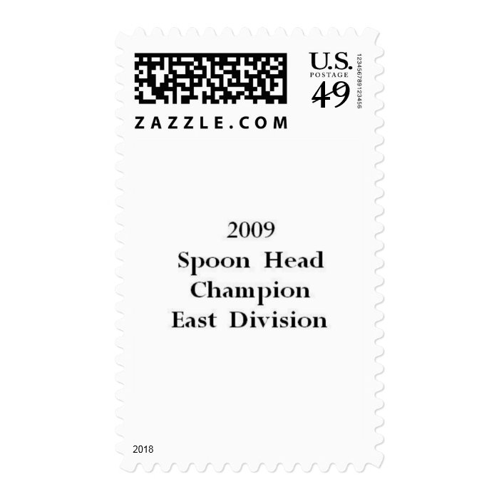 Spoon Head Champion Postage Stamps