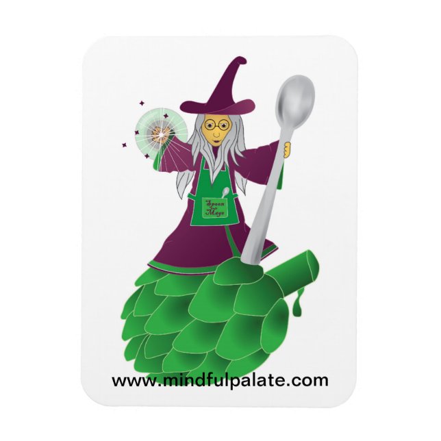 Spoon Mage Kitchen Magnet (Vertical)