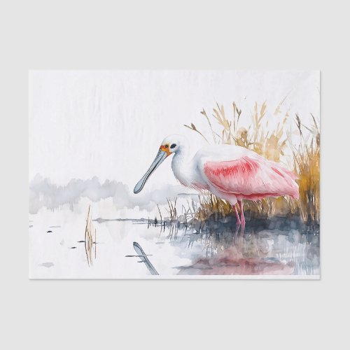 Spoonbill 4 Decoupage Paper