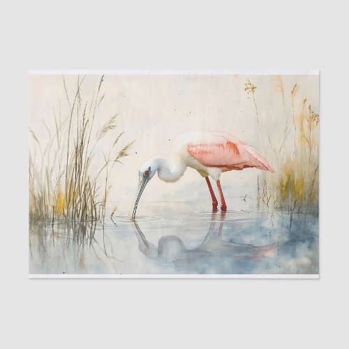 Spoonbill 6 Decoupage Paper