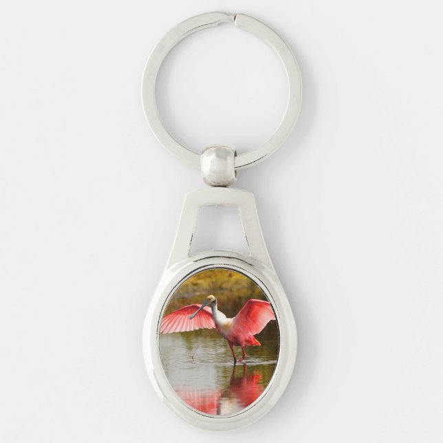 spoonbill keychain (Front)