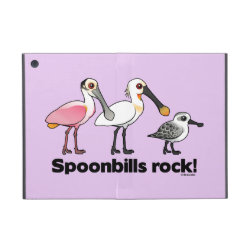 Spoonbills Rock! Powis iCase iPad Mini Case with Kickstand