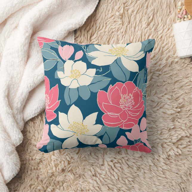 Spoonflower fabric throw pillow (Blanket)