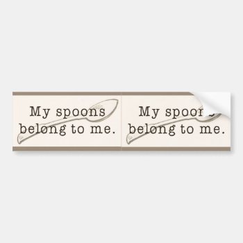 Spoonie Affirmation Decal (2 In 1) by OllysDoodads at Zazzle
